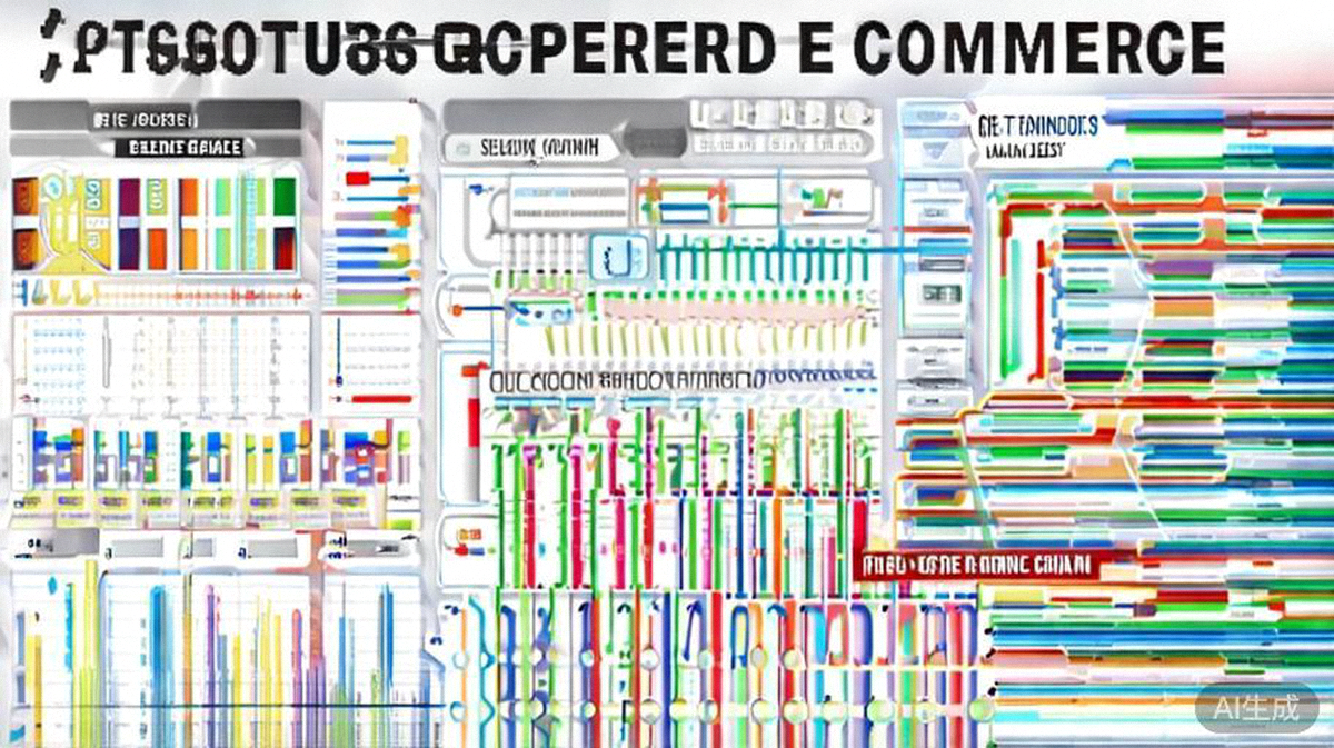 从选品到增长的跨境电商运营全链路核心技巧思维导图与数据可视化图表
