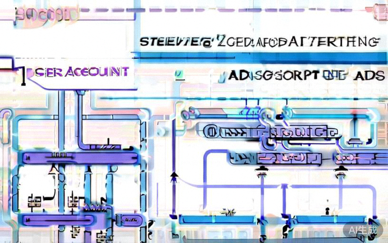 Facebook广告账户层级结构示意图，清晰展示广告账户、广告系列、广告组、广告四层关系与各自设置项