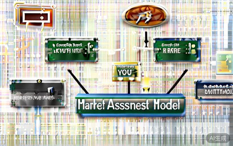 市场评估模型思维导图，涵盖市场规模、增长率、竞争格局、利润率、准入壁垒等评估维度
