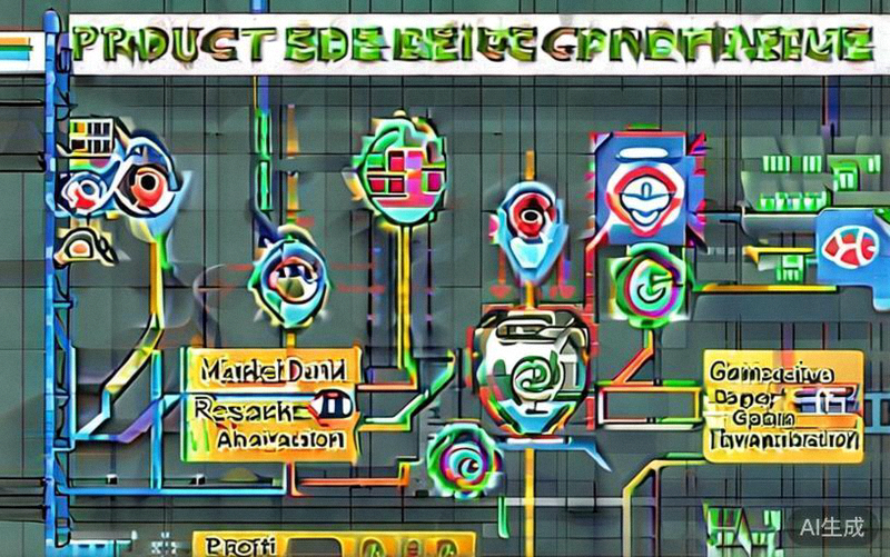 选品思维导图：展示从市场需求分析、竞争调研、供应链评估到利润测算的完整决策流程