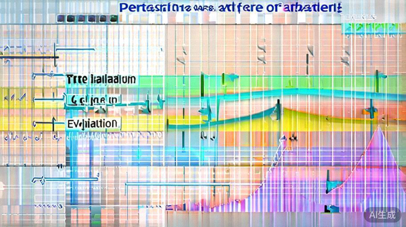 高效广告投放优化路径曲线图：展示从测试期、扩张期到稳定期的预算、CPC和ROAS变化趋势